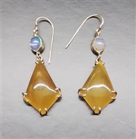 Pendientes Soprana Gioielleria Mujer in Oro Agata OG AGATA GIALLA OPALE - OG AGATA GIALLA OPALE